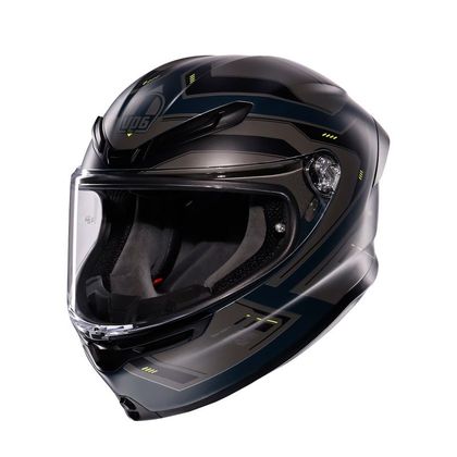 Casque AGV K-6 S - ENHANCE - Gris / Jaune