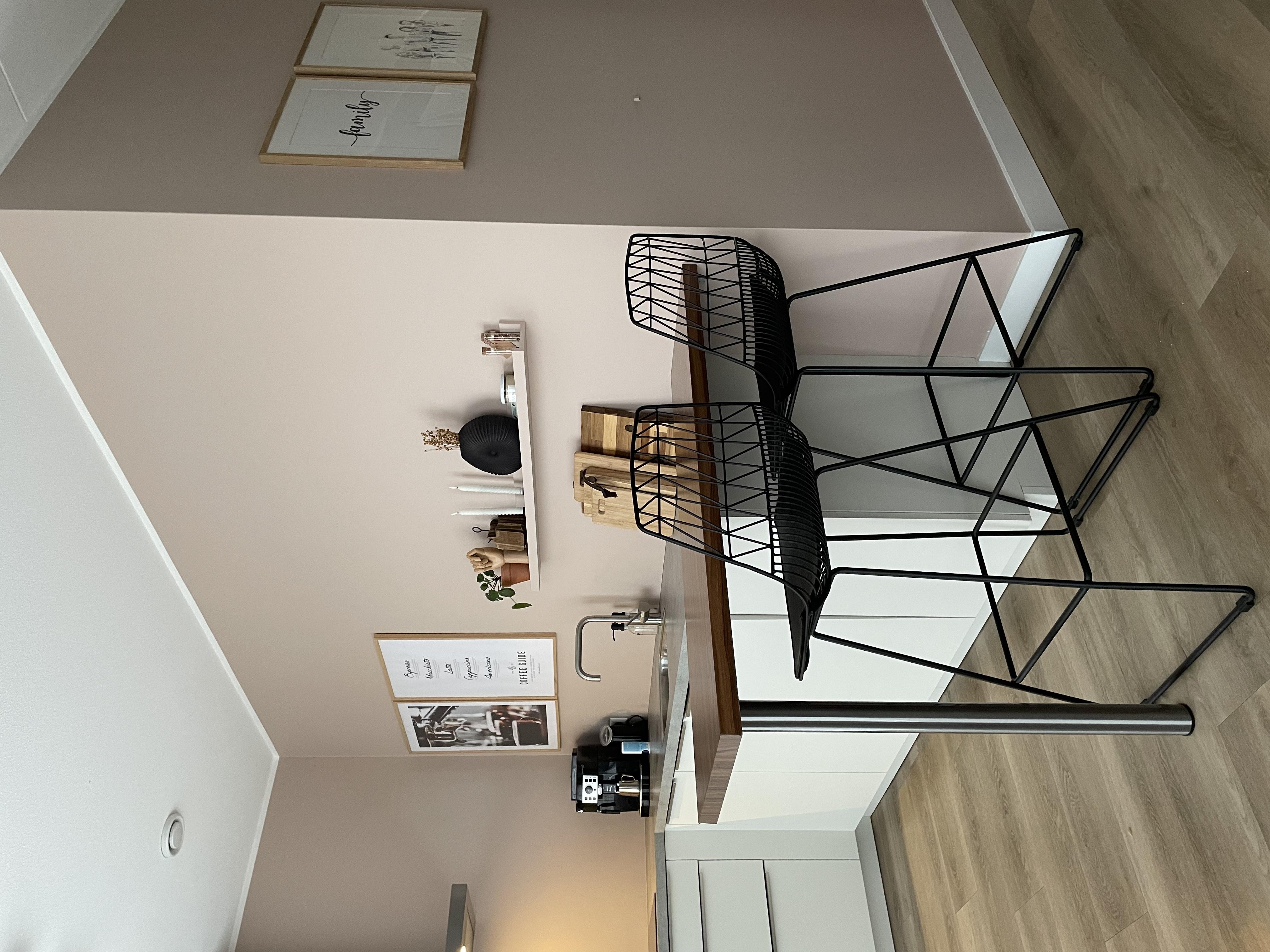 Set van 2 barstoelen PRESTON Metaal Zwart