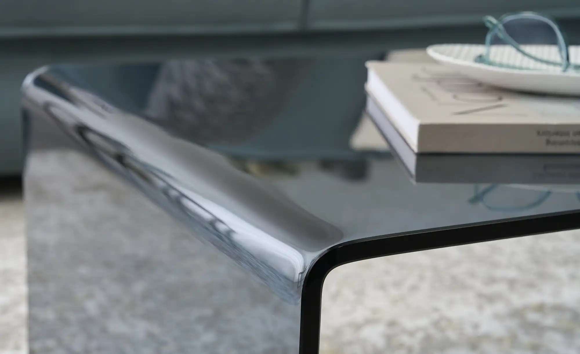 Couchtisch aus Glas Tessera