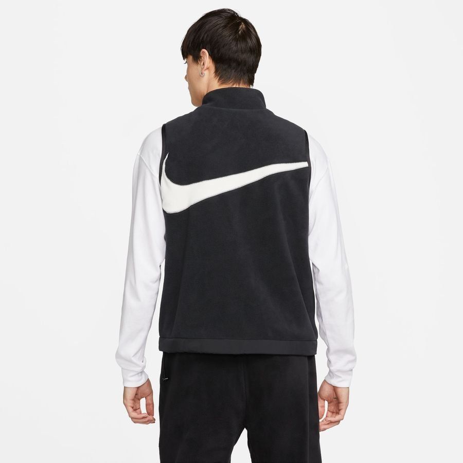 Nike Veste Club  Fleece Winterized - Noir/Blanc Cassé