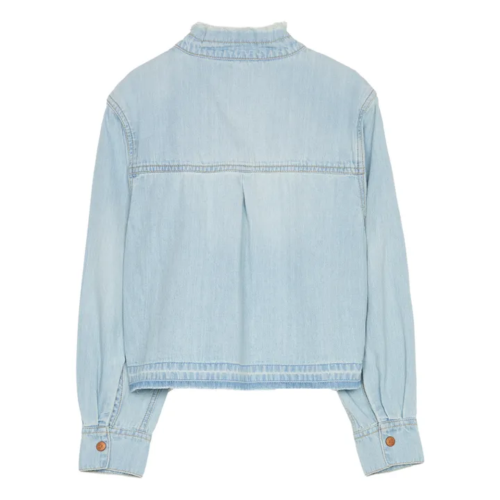 Finger in the nose Chemise Hena | Denim bleached