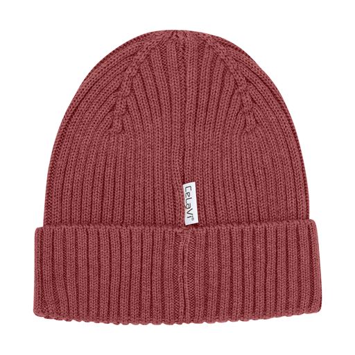 CeLaVi Knitted Beanie, Apple Butter Melange, 56 cm