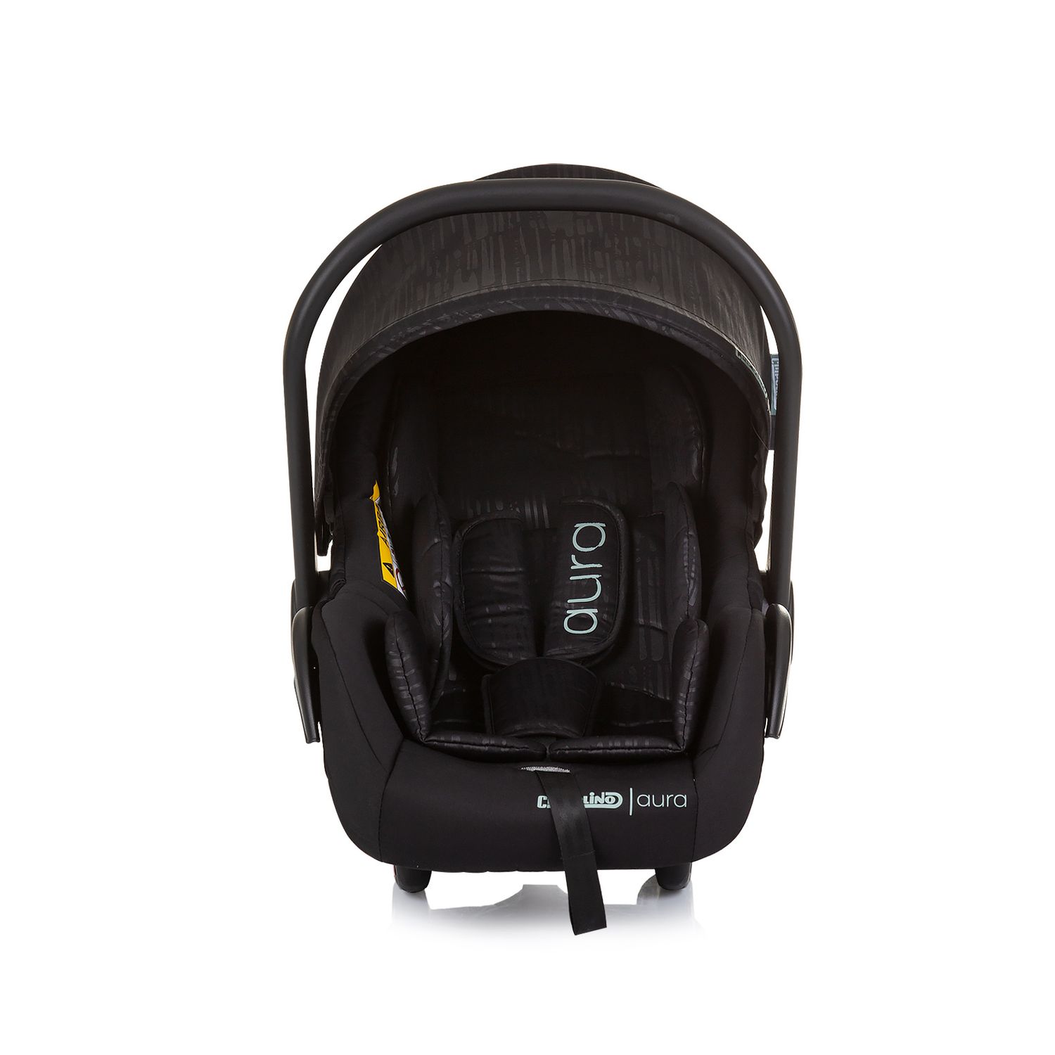Chipolino Babyschale i-Size Aura (40-85cm) Gruppe 0+, Griff verstellbar, Gurt schwarz