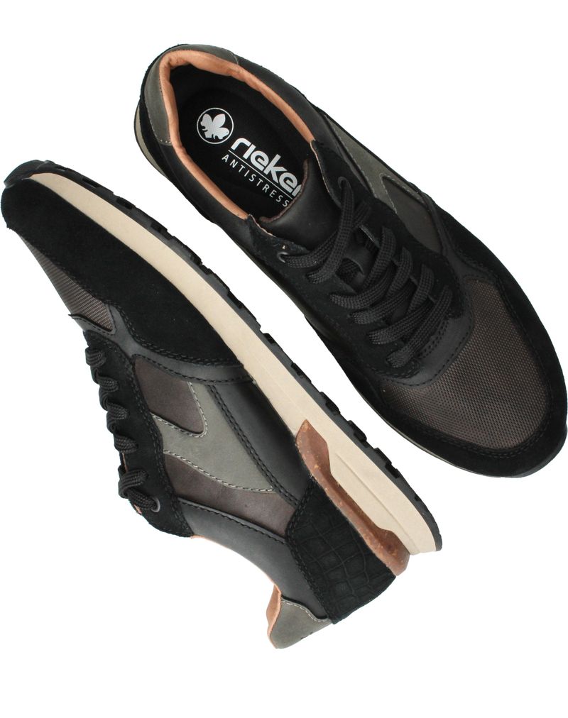 Rieker Sneakers Zwart Heren