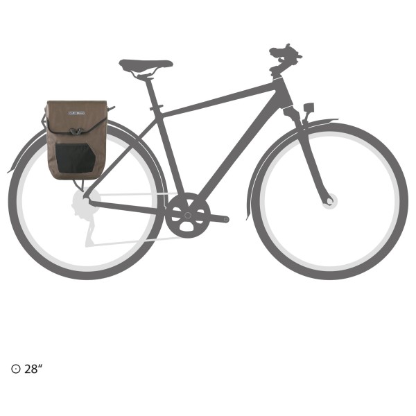 Ortlieb - Pedal-Mate - Sacoche pour porte-bagages