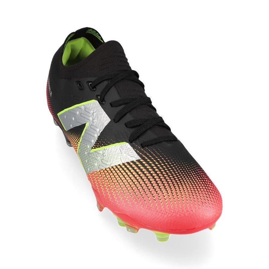 New Balance Tekela V4 Pro Low FG Flash Point - Noir/Rouge/Argenté