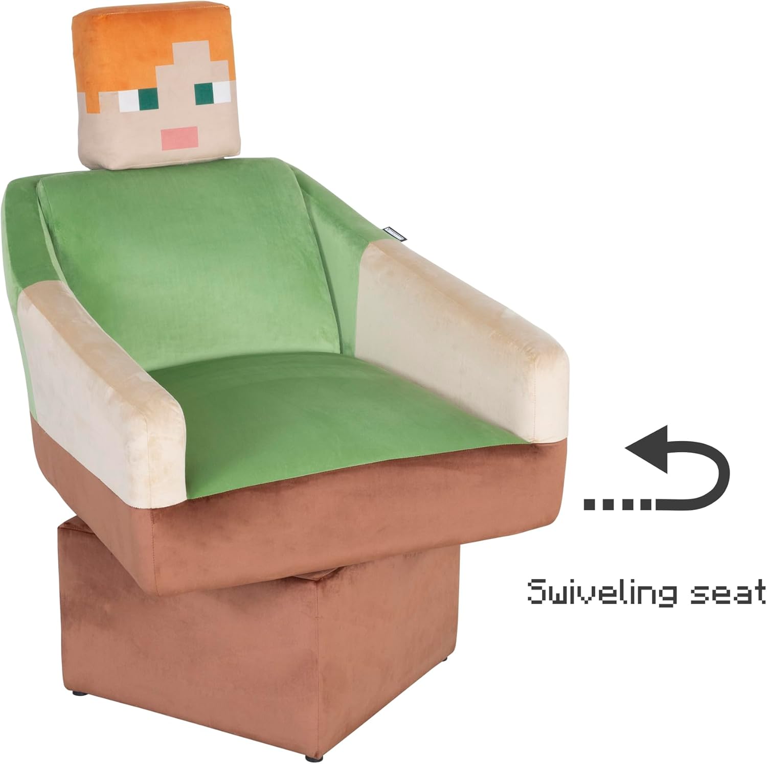 Minecraft - Drehsessel mit Rücken- und Armlehne, Alex, gepolstert