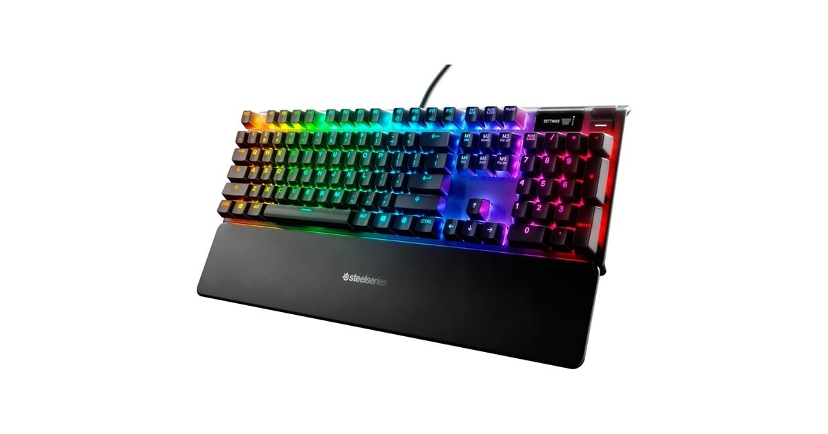 SteelSeriesApex 7, gaming toetsenbord  (Zwart, US lay-out, SteelSeries QX2 Red, RGB leds)
