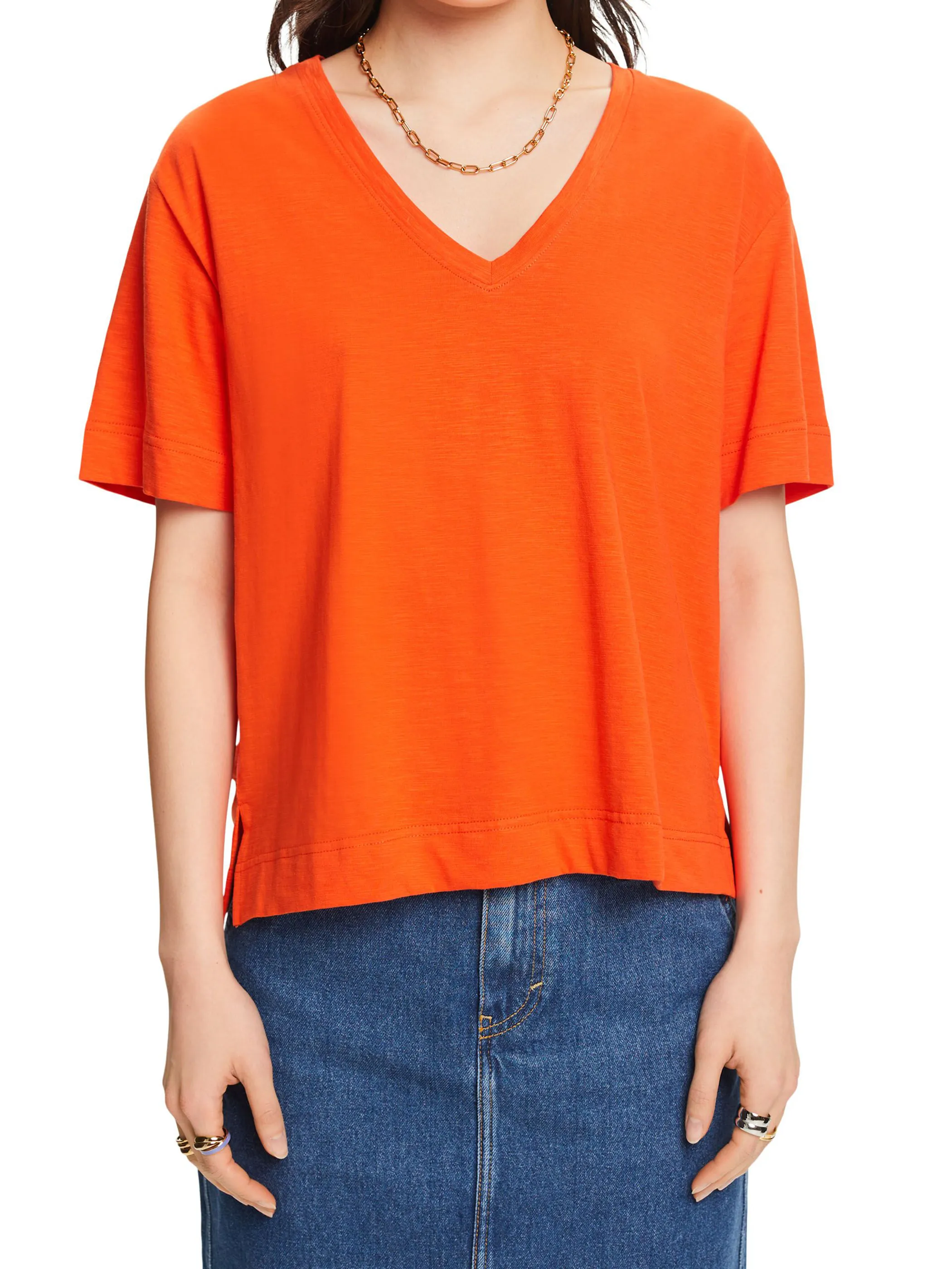 Damen Shirt mit V-Ausschnitt