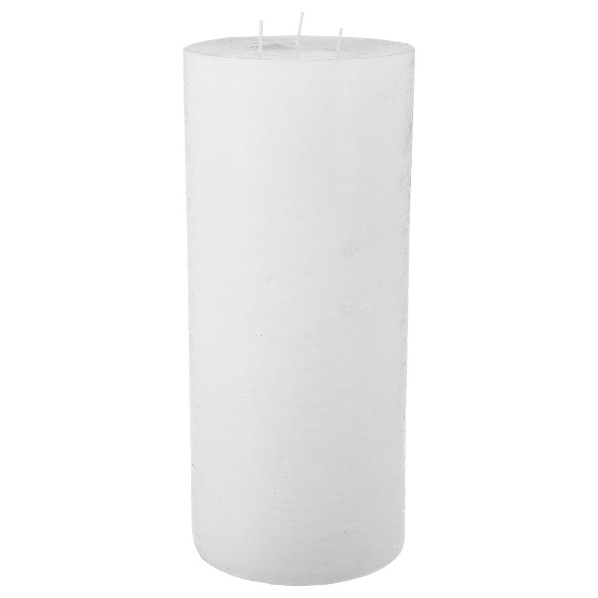 BOUGIE RONDE OLIA BLANC D.14X32CM