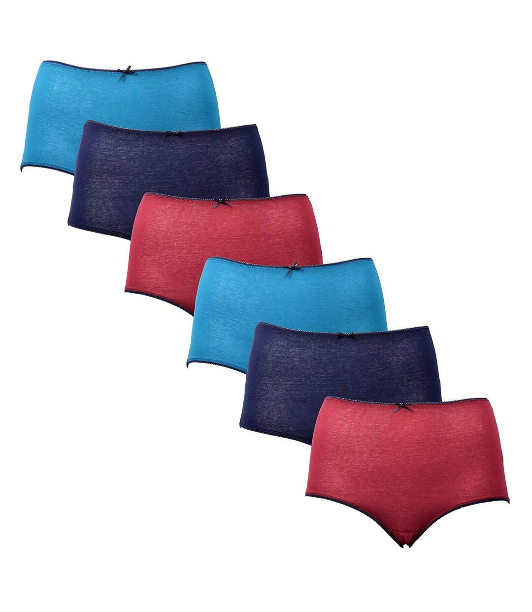 Culottes pour femme MAXI TWINDAY fantaisies Pack de 6 Culottes MAXI 3173