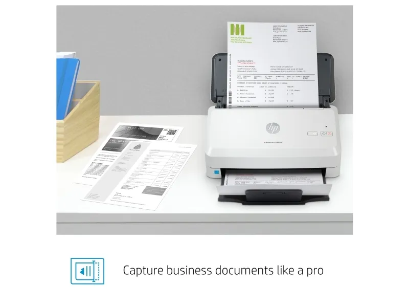 HP Scanjet Pro 3000 s4 Sheet-feed - Dokumentscanner - CMOS / CIS - Duplex - 216 x 3100 mm - 600 dpi x 600 dpi - op til 40 ppm (mono) - ADF (50 ark) - op til 4000 scanninger pr. dag - USB 3.0