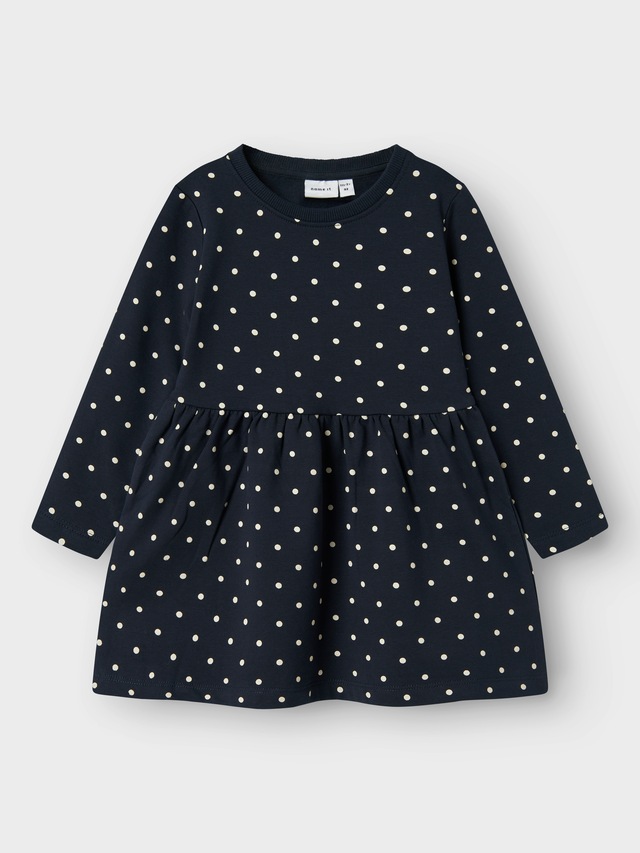 Name It Sweatkleid »NMFDAVINA LS SWEAT BRU DRESS NOOS« im tollen Alloverprint
