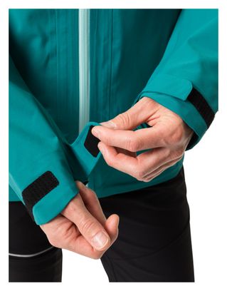 Veste Hardshell Femme Vaude Croz III Turquoise
