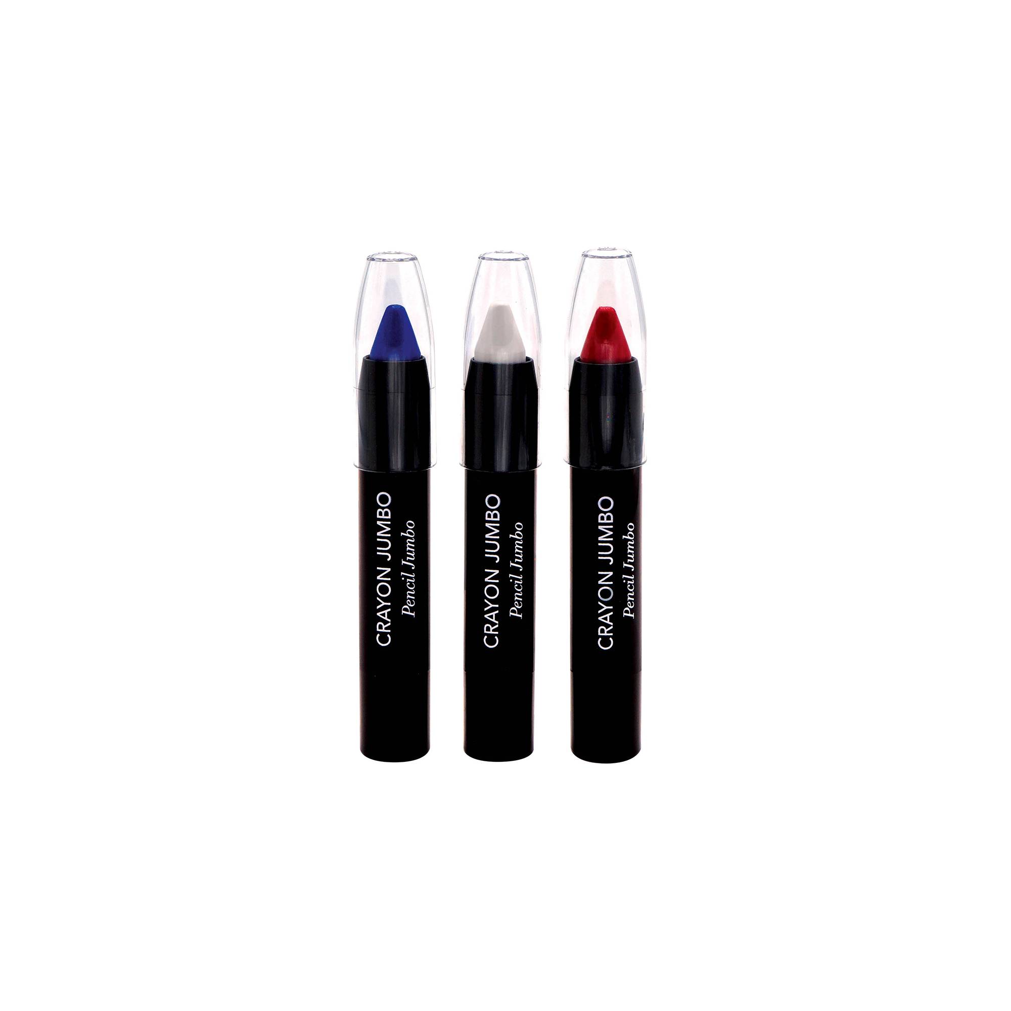 Trio crayons jumbo Bleu Blanc Rouge / 7g