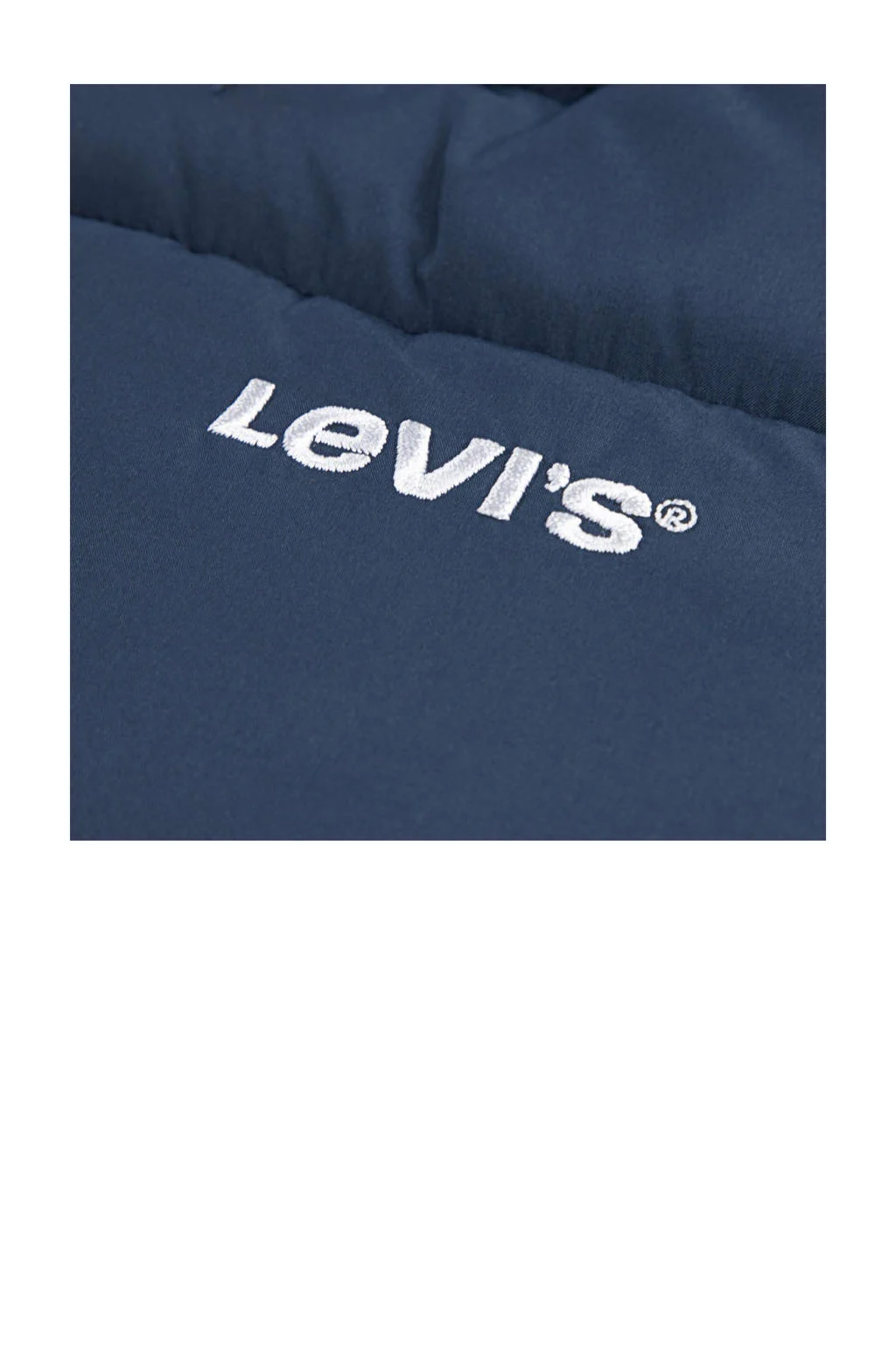Levi's gewatteerde jas donkerblauw
