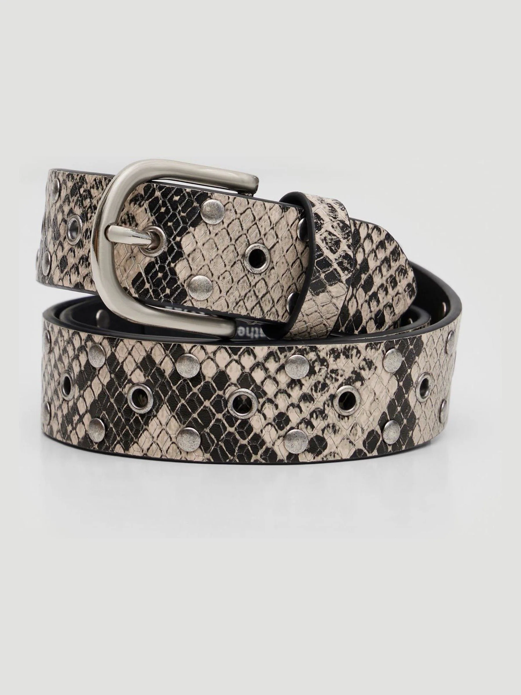 Dierenprint - Hush Leather Studded Eyelet Belt