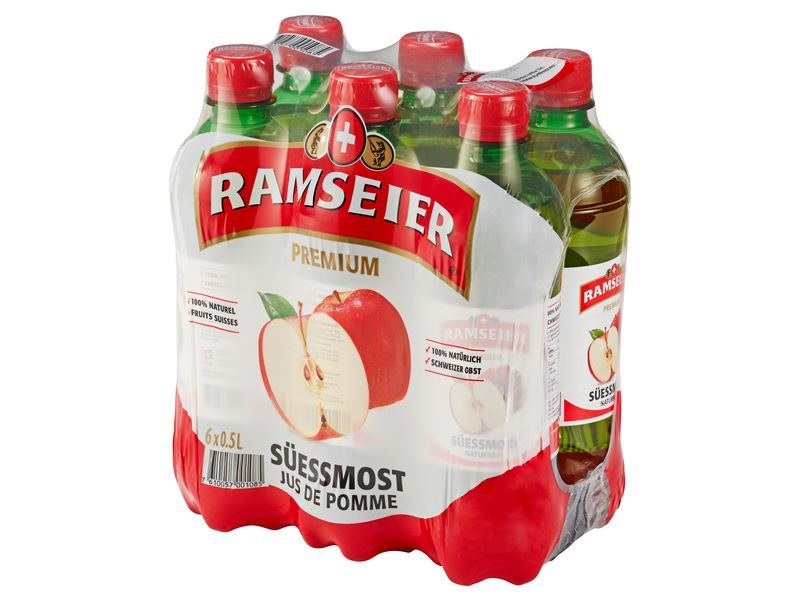 Ramseier Süessmost 6 x 0.5 l Süessmost aus gesundem und reifem Schweizer Obst