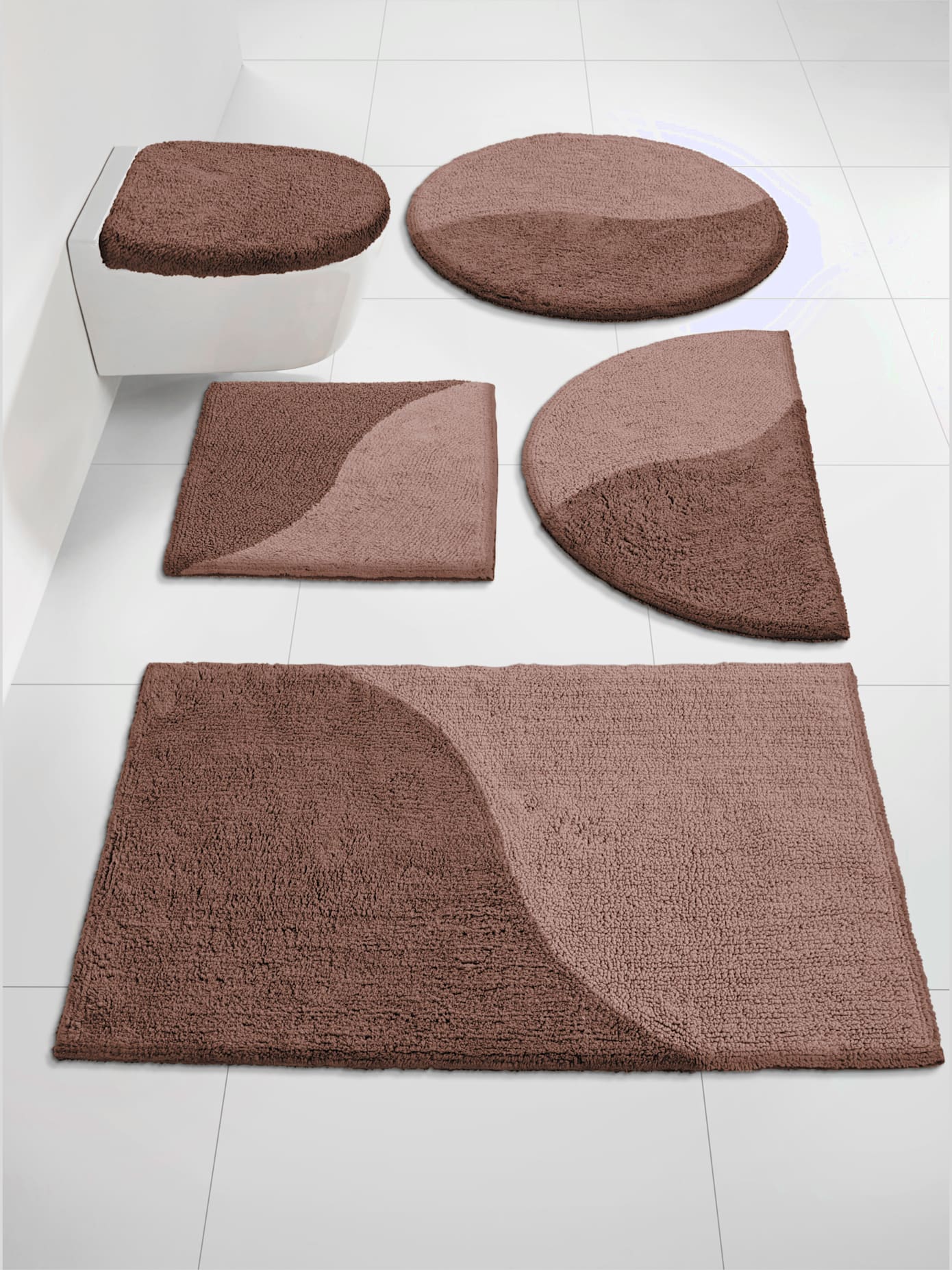 Tapis de bain modèle réversible