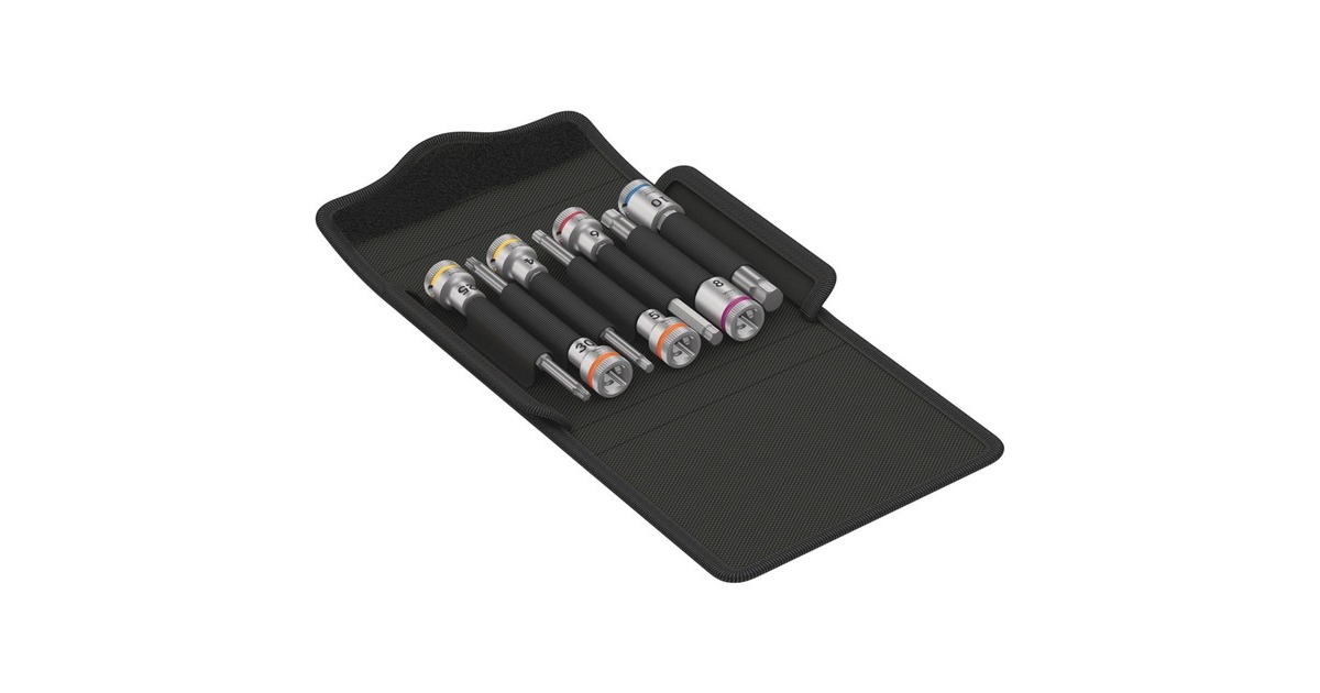 WeraBicycle Set 8, 7‑delig dopsleutel  (Zwart)