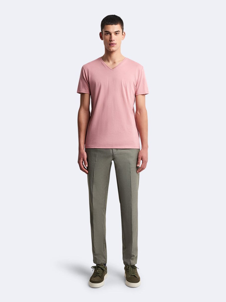 Tee-shirt col v uni