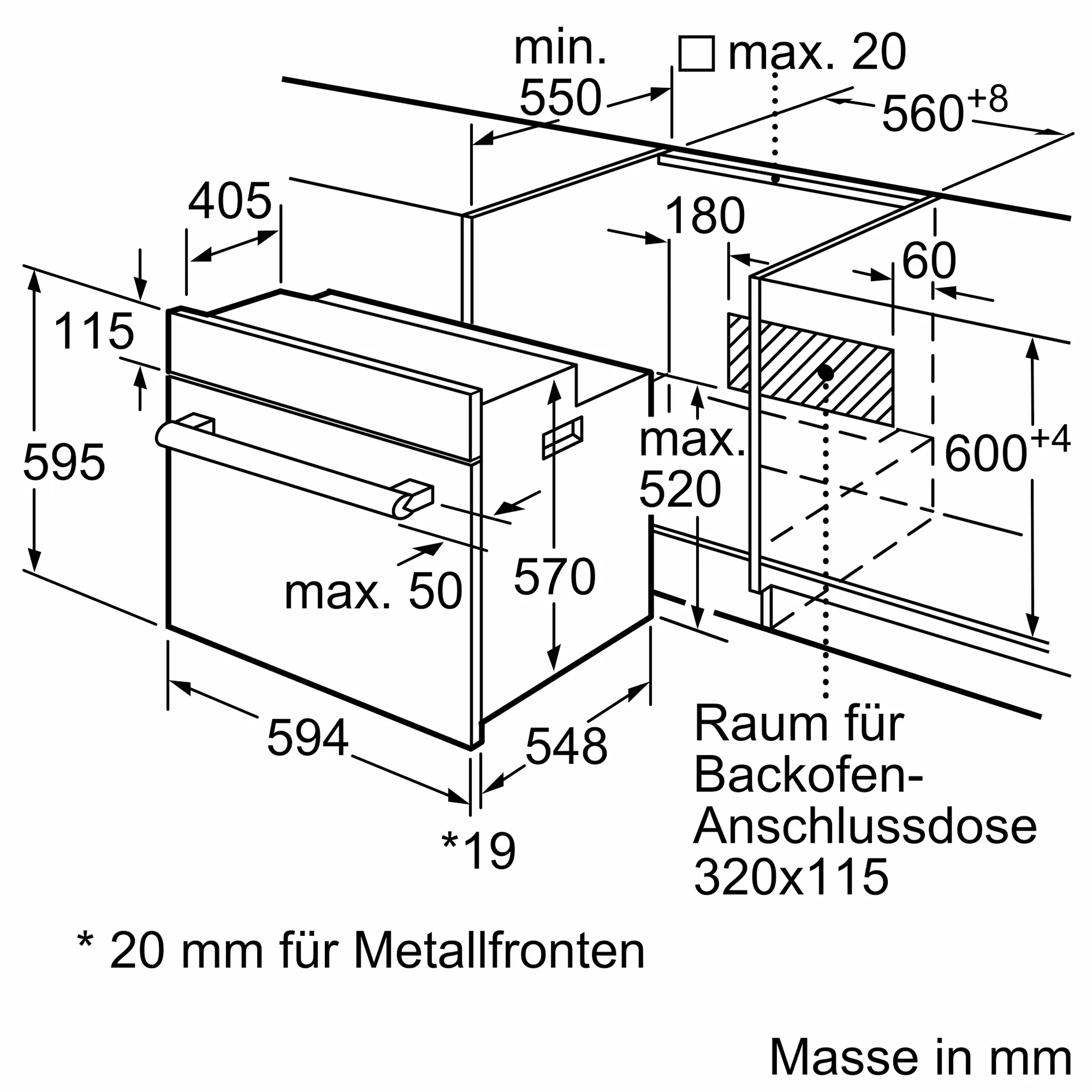 BOSCH Einbau-Backofenset HBD234FB65 - Induktion - A