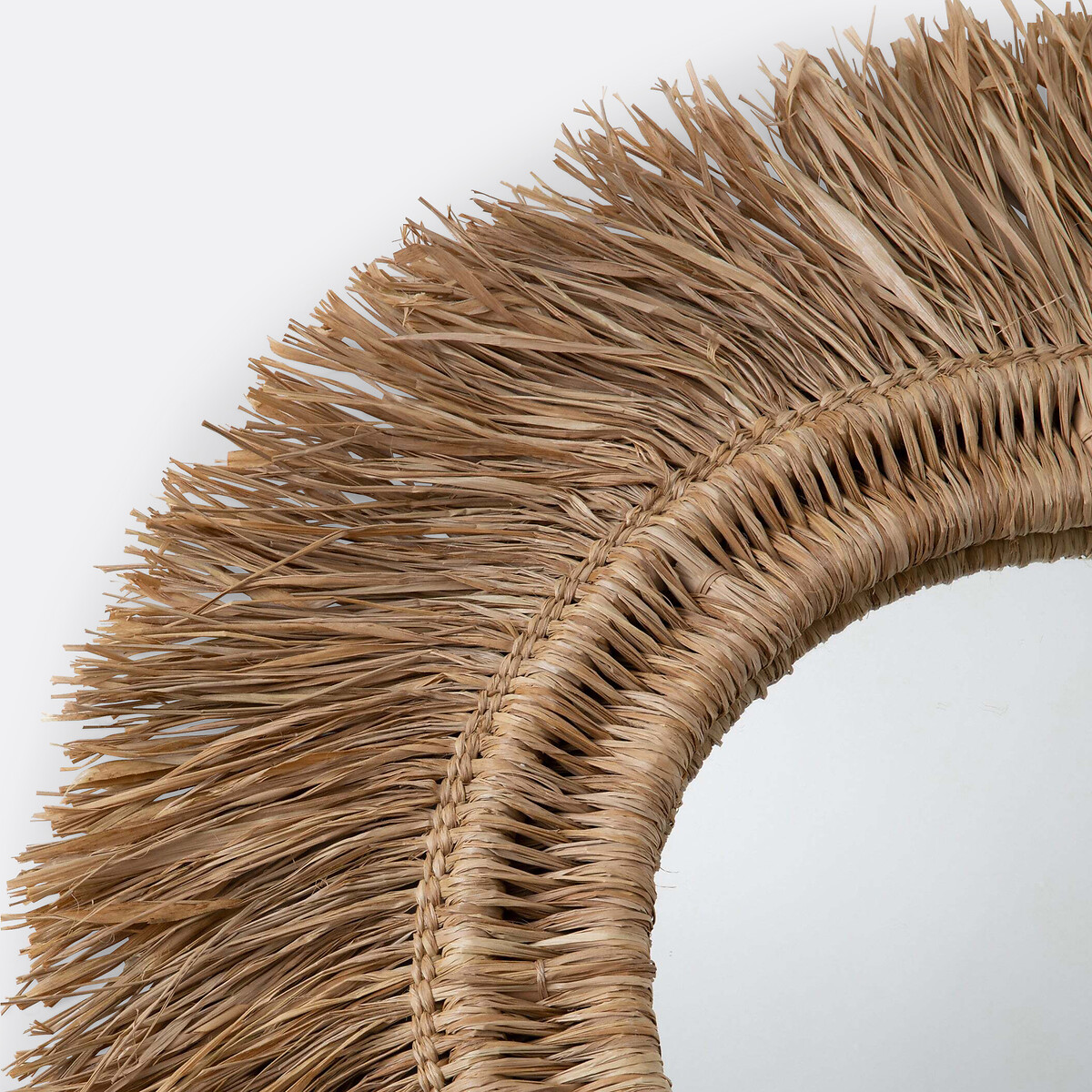 LA REDOUTE INTERIEURS<br>Espelho redondo em rattan e sisal Ø100 cm, Loully