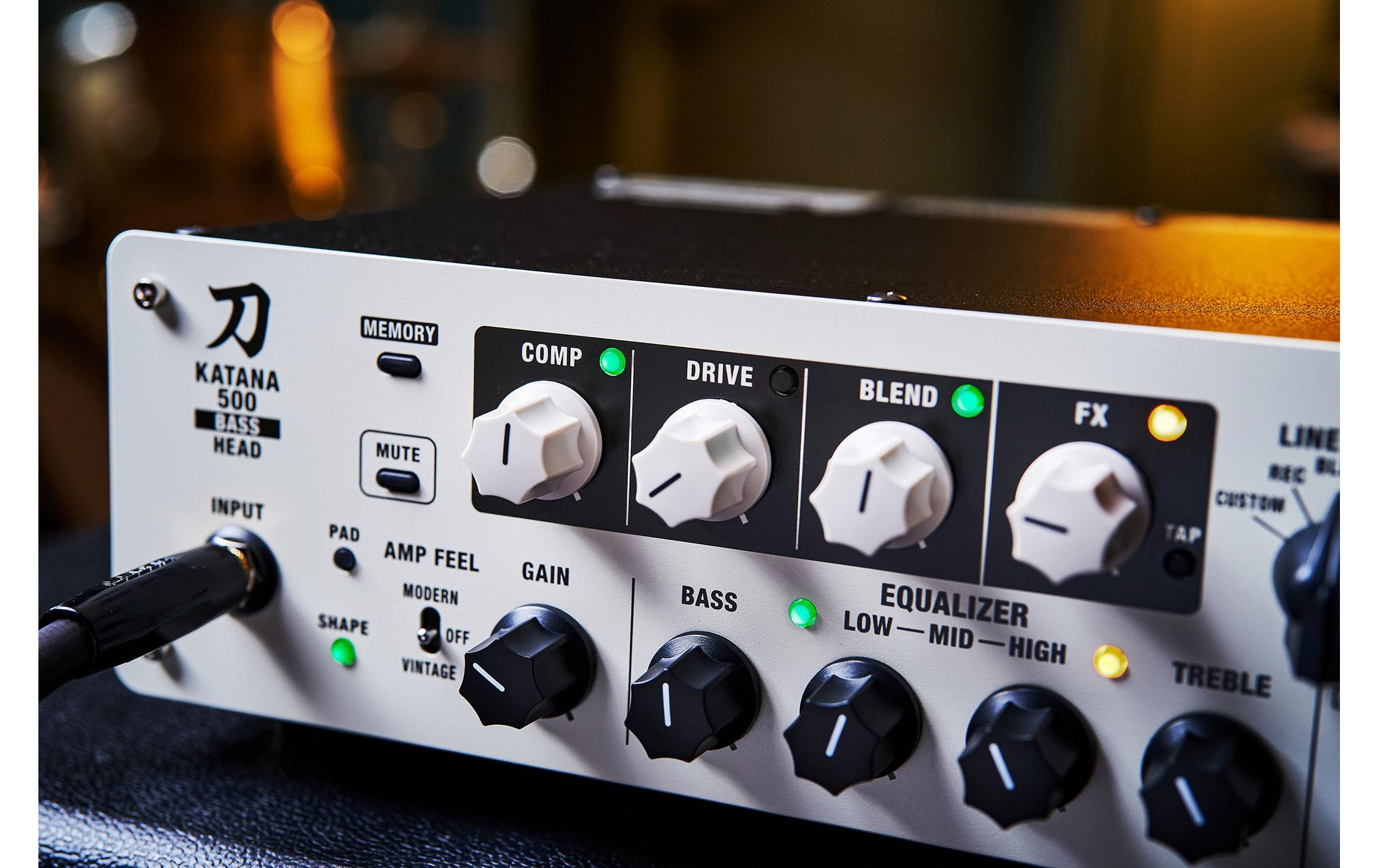 Topteile KATANA-500 BASS HEAD<br>Transistor Topteil für E-Bass