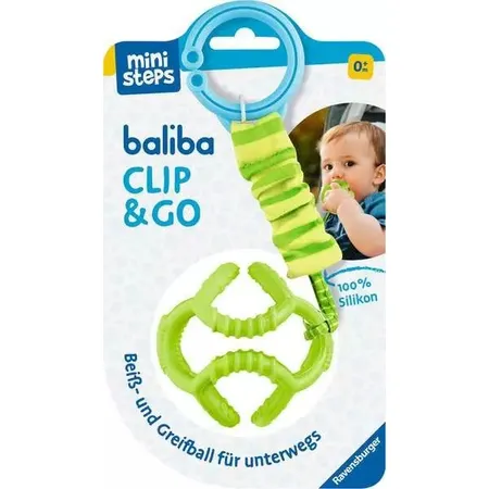 Ravensburger Beiß- und Greifball baliba Clip & Go grün