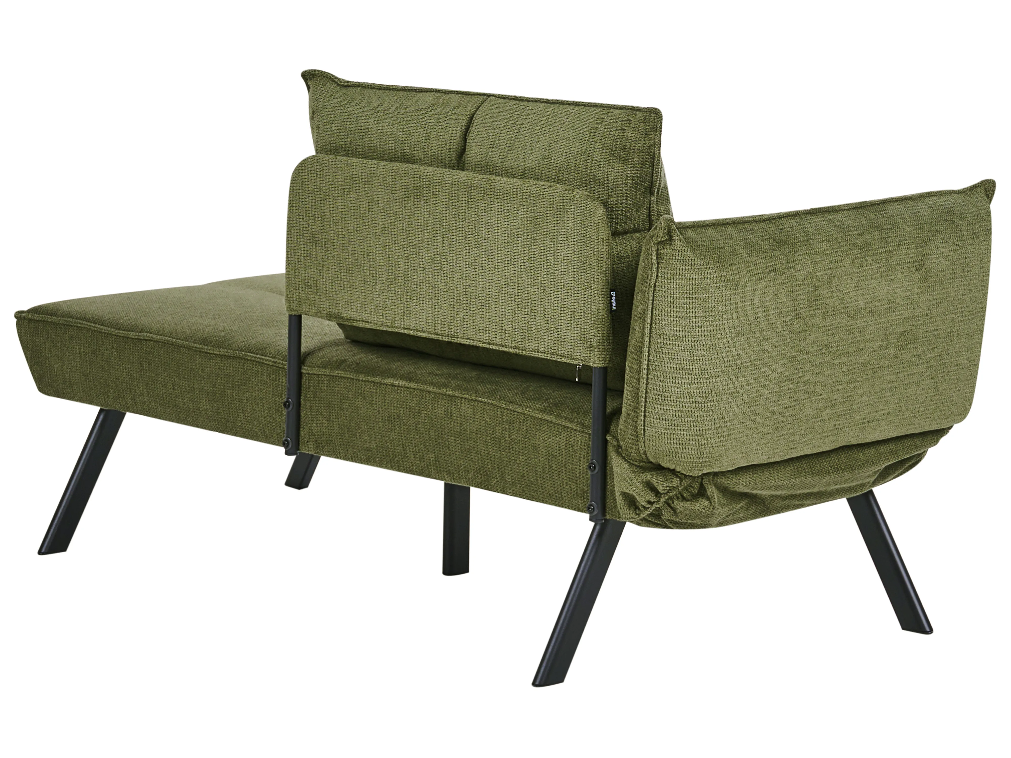 Linkszijdige chaise longue ROCAMADOUR Stof Groen