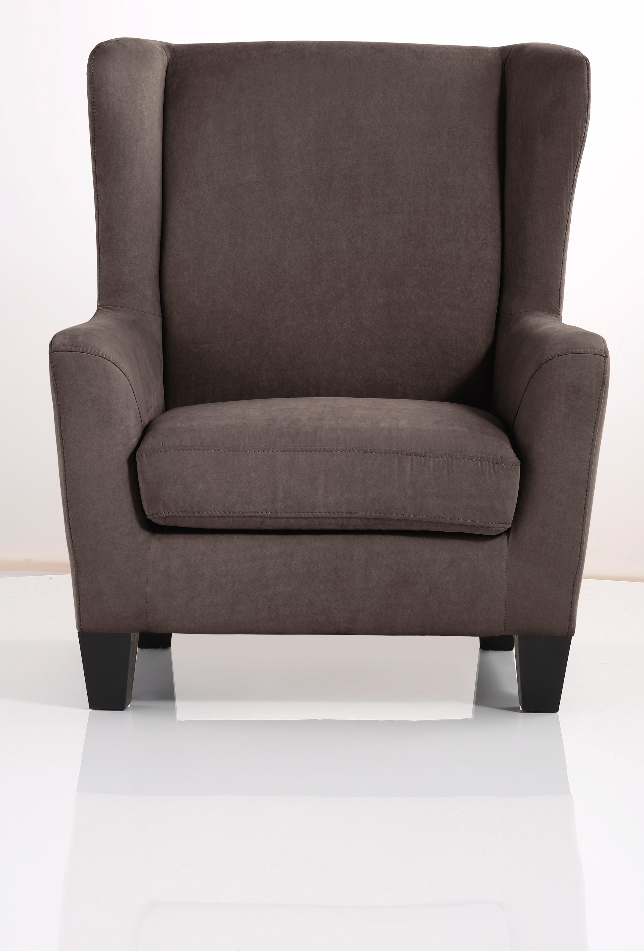 Home affaire Ohrensessel »Chilly, Sessel mit Hocker« Set, bestehend aus Sessel und Hocker, 2 Stk. tlg. in Cord und Microfaser-Bezug, Unser Dauertiefpreis