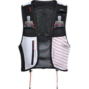 La Sportiva Ultra Trail Vest 10 Laufrucksack White / Cherry Tomato