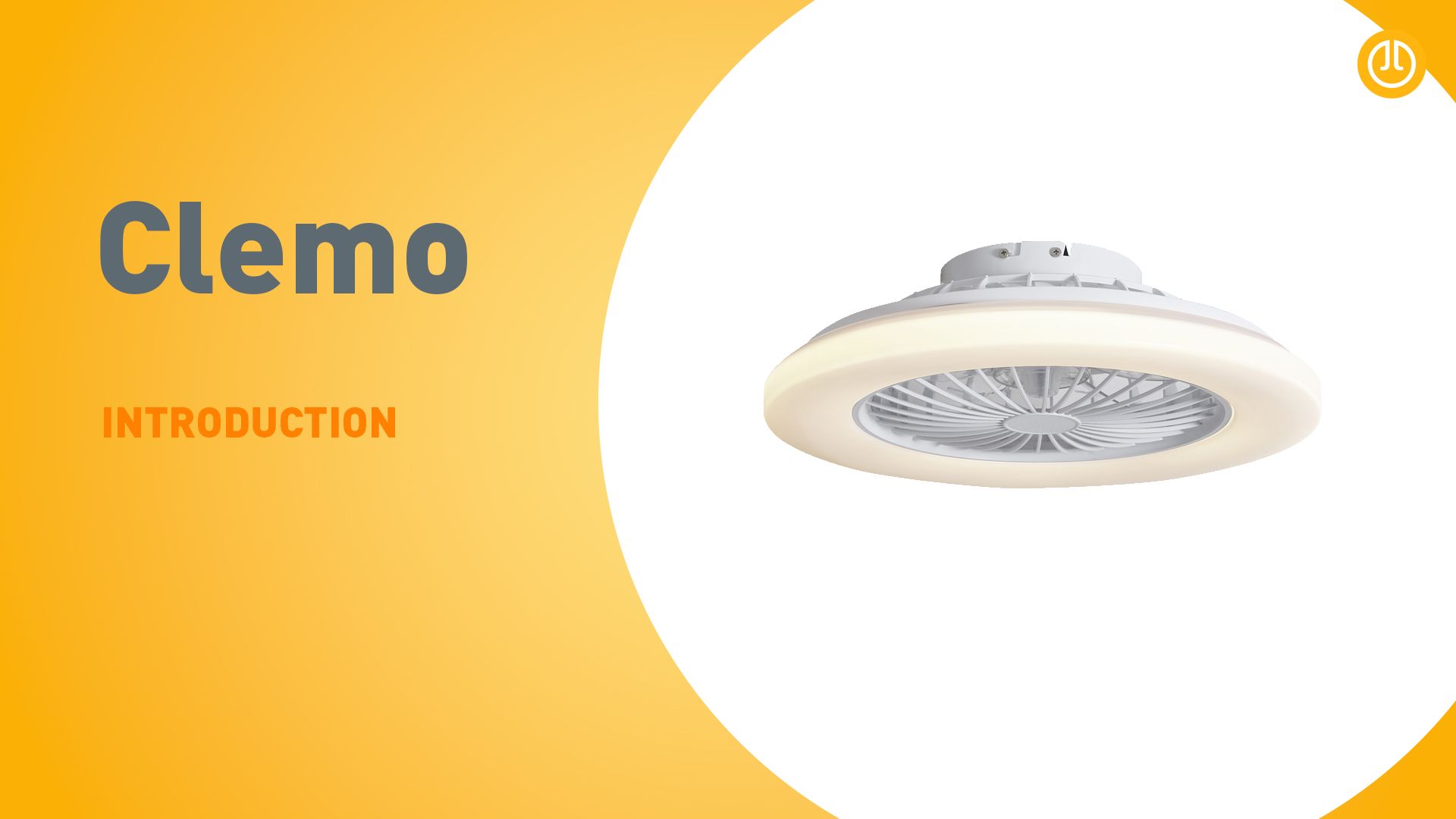 Plafondventilator wit 48.5cm incl. LED dimbaar in Kelvin met afstandsbediening - Clemo