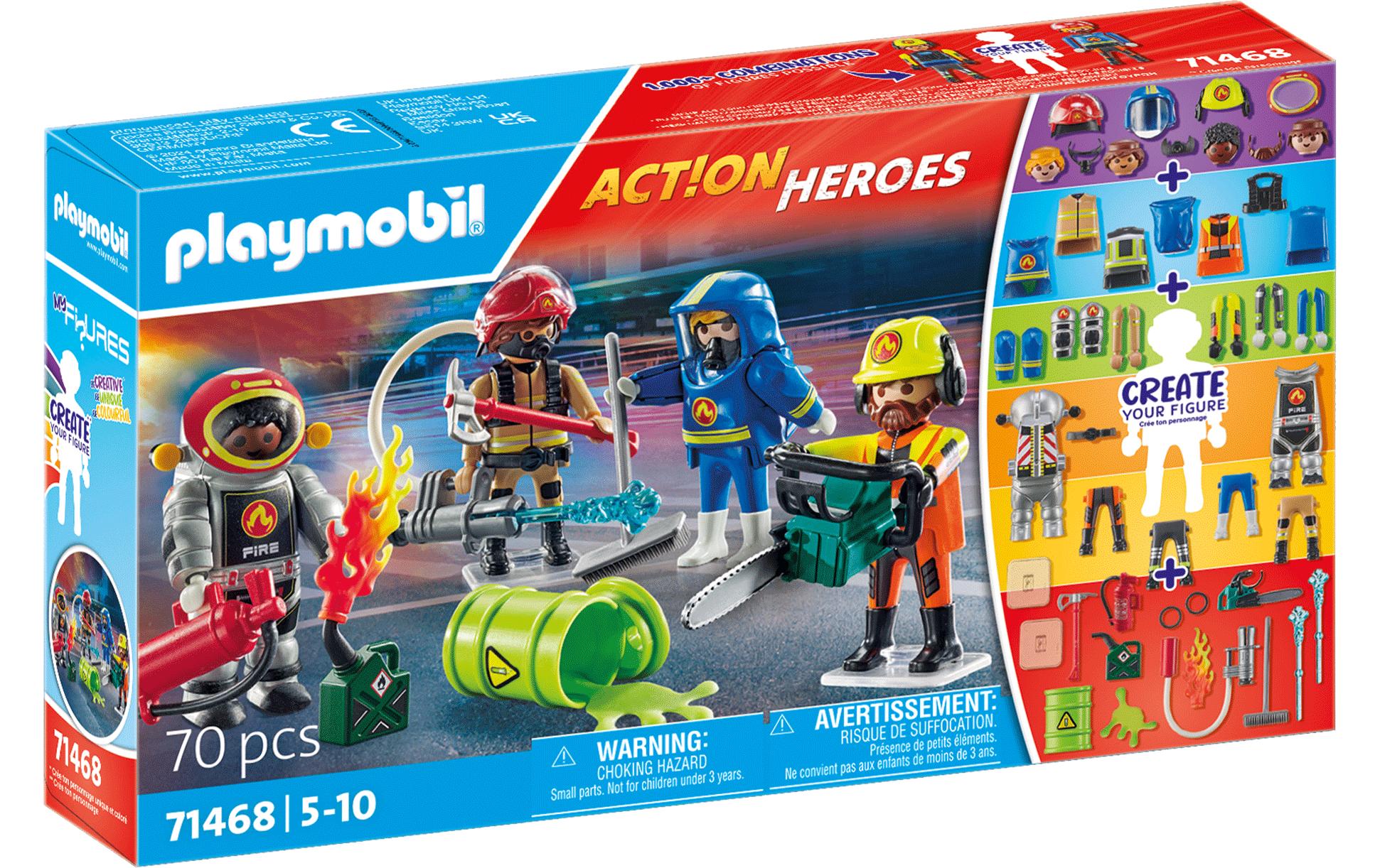 Action Heroes My Figures Feuerwehr 71468Kreatives Spielvergnügen mit individuellen Figuren