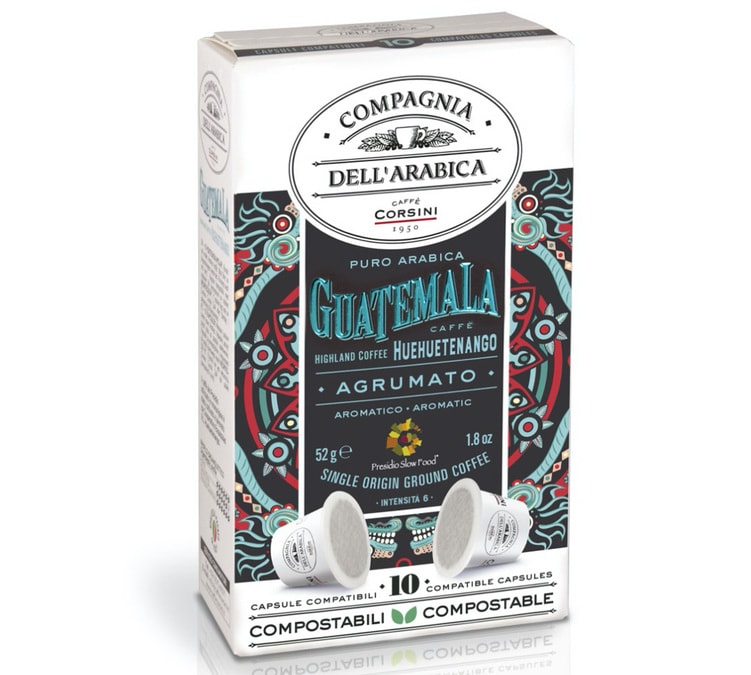 10 capsules compatibles Nespresso® Huehuetenango Guatemala - CAFFE CORSINI