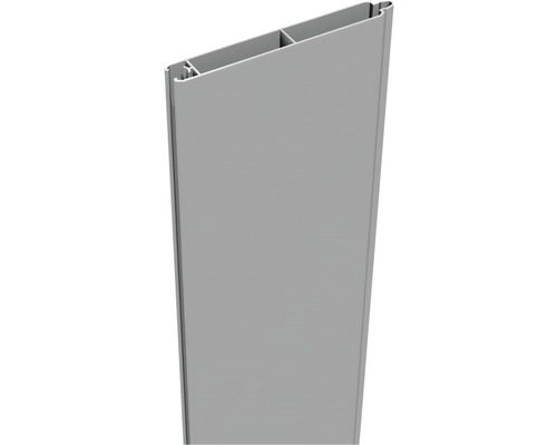 Enkel profiel GroJa Lumino 180 x 15 cm zilvergrijs