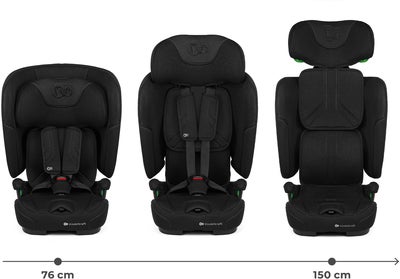 Kinderkraft FIX2GO i-Size Bilstol, Black