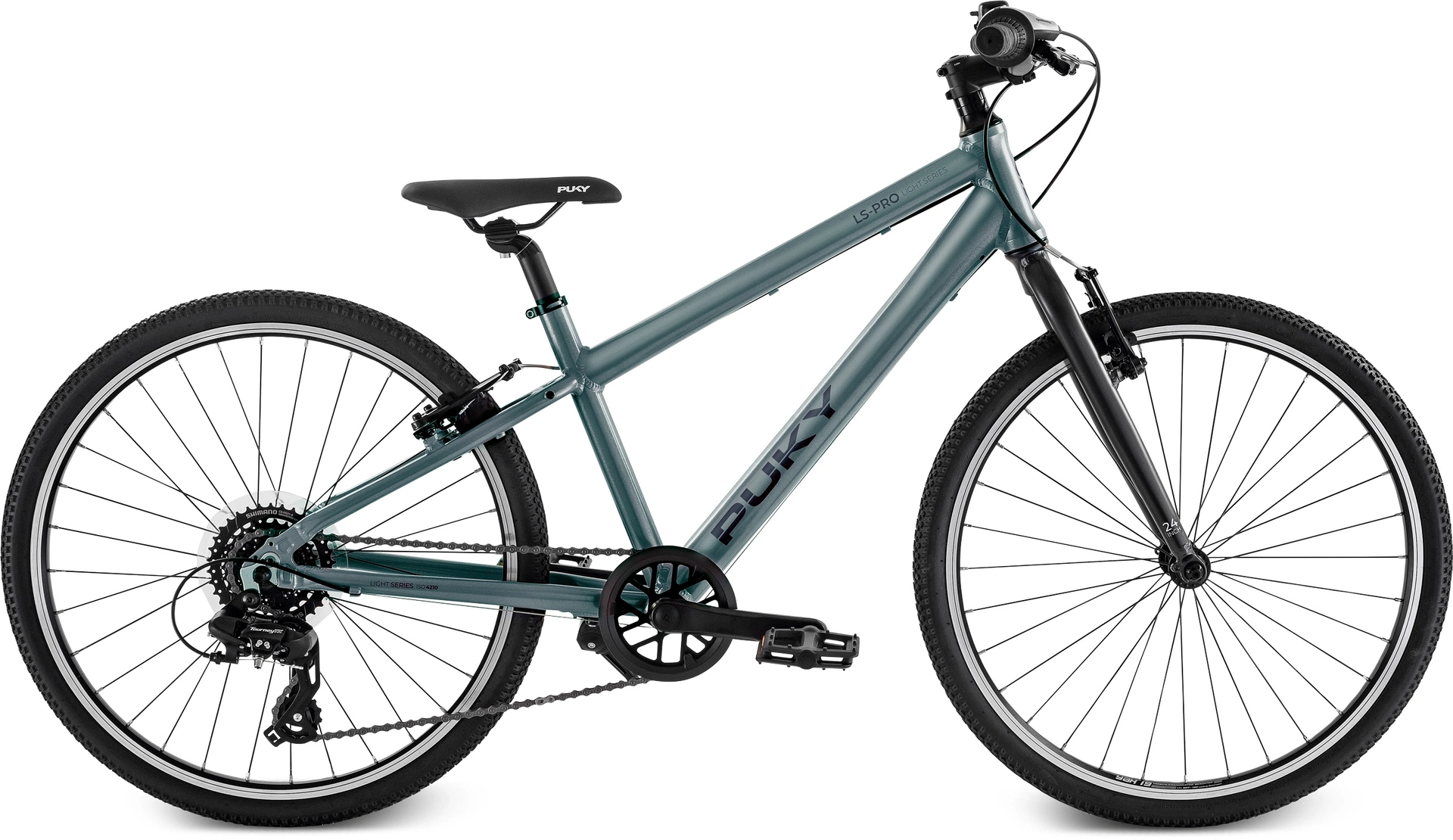 Puky LS-pro 24-8 alu. børnecykel grå/anthrazit