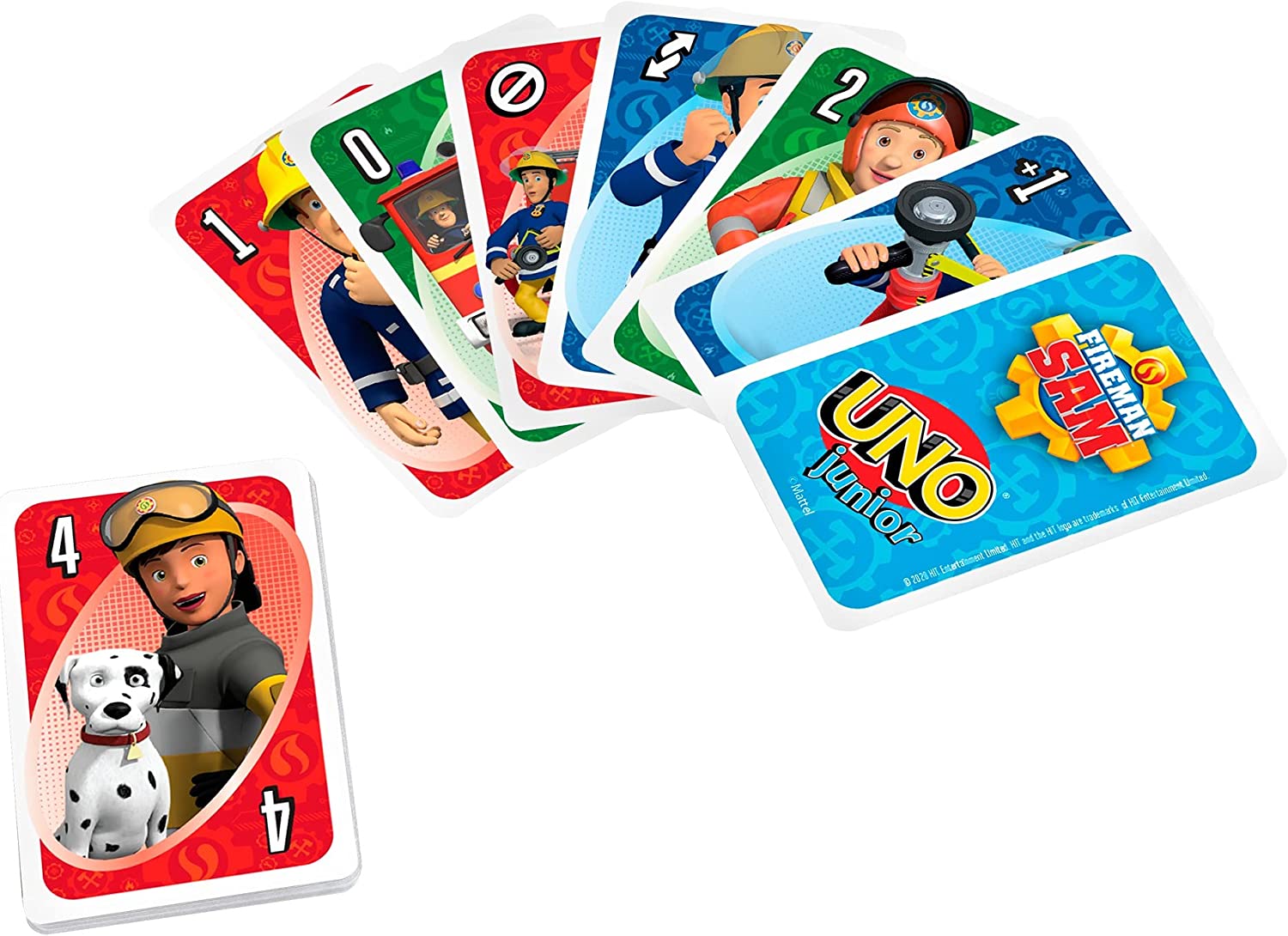 Mattel - UNO - Feuerwehrmann Sam Kartenspiel Gesellschaftsspiel