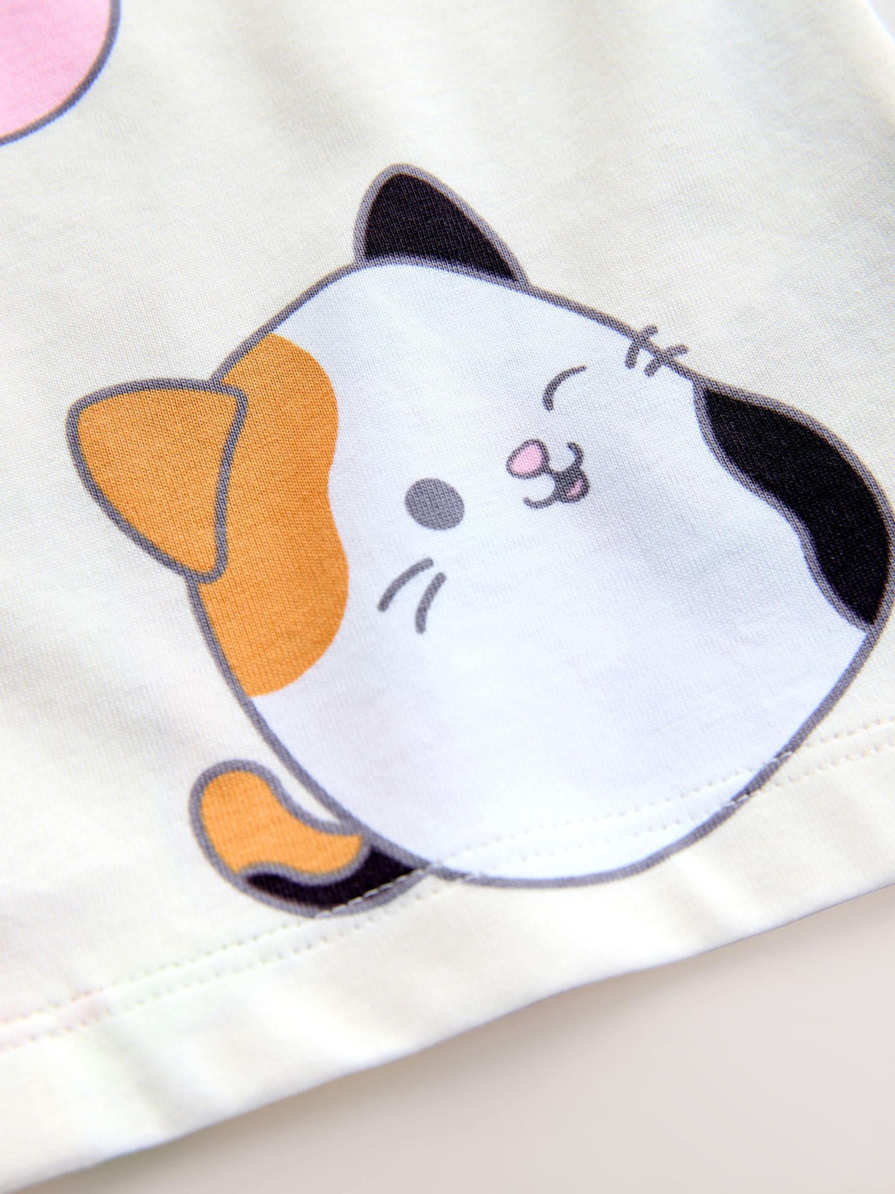 Ecru - Squishmallow-pyjama met knoopsluiting (5-14jr)