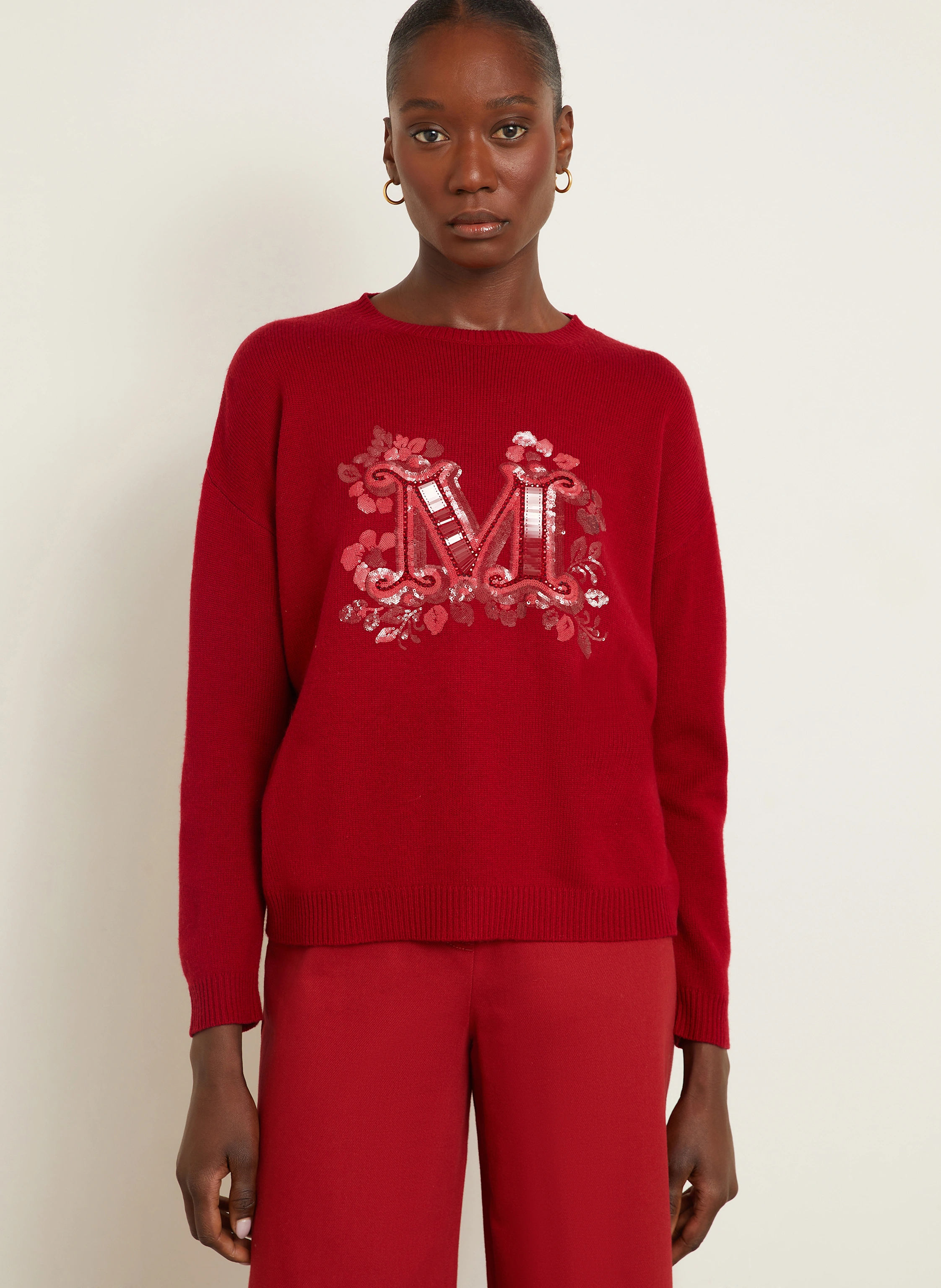 Max Mara Pullover QUOTA mit Pailletten