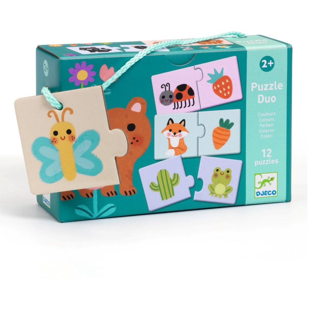 Køb Djeco Puzzle Duo, Farver