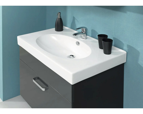 Pelipal wastafelmeubel Boogie Mainz 80 x 48 cm glanzend wit 980998036