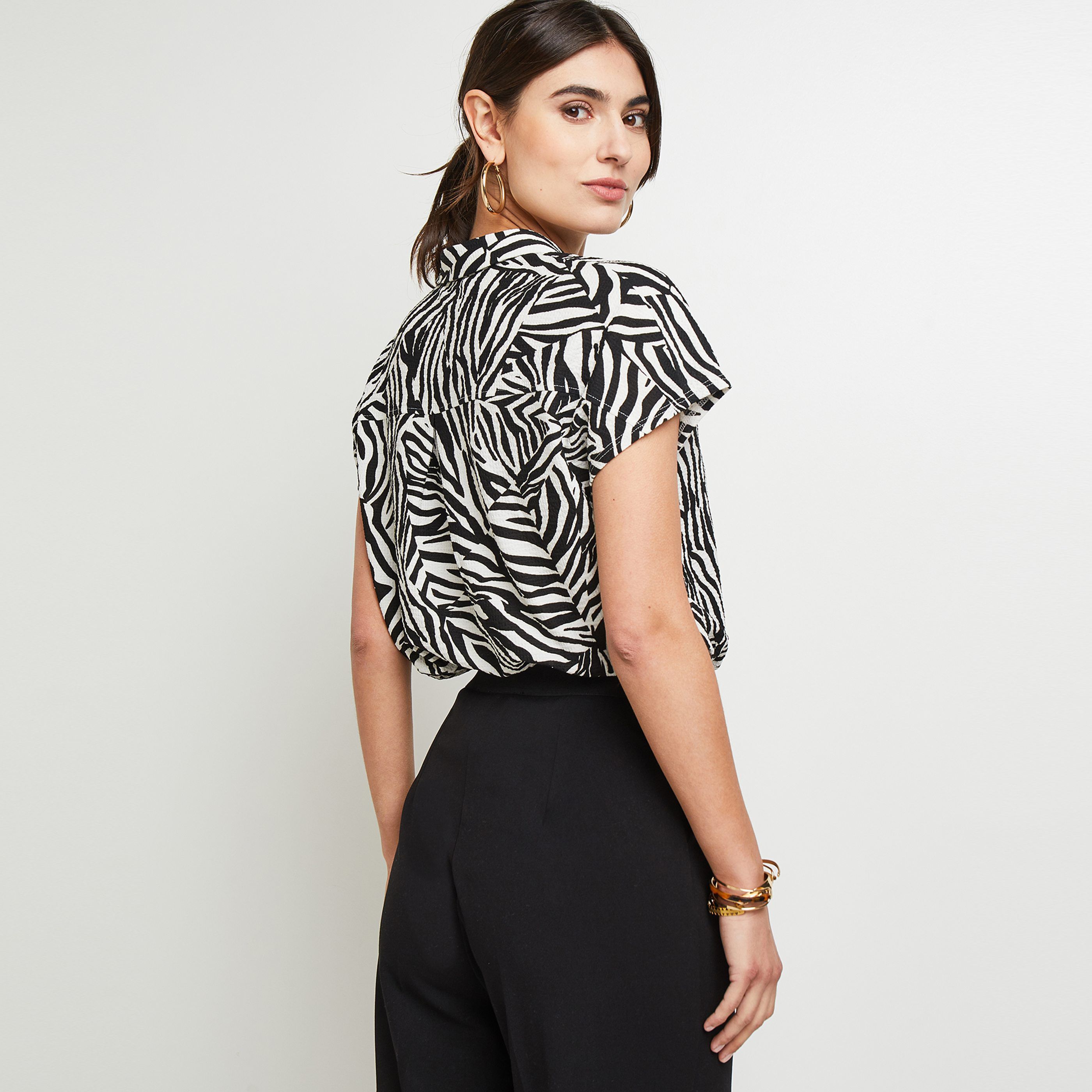 Tshirt chemise femme - NOIR