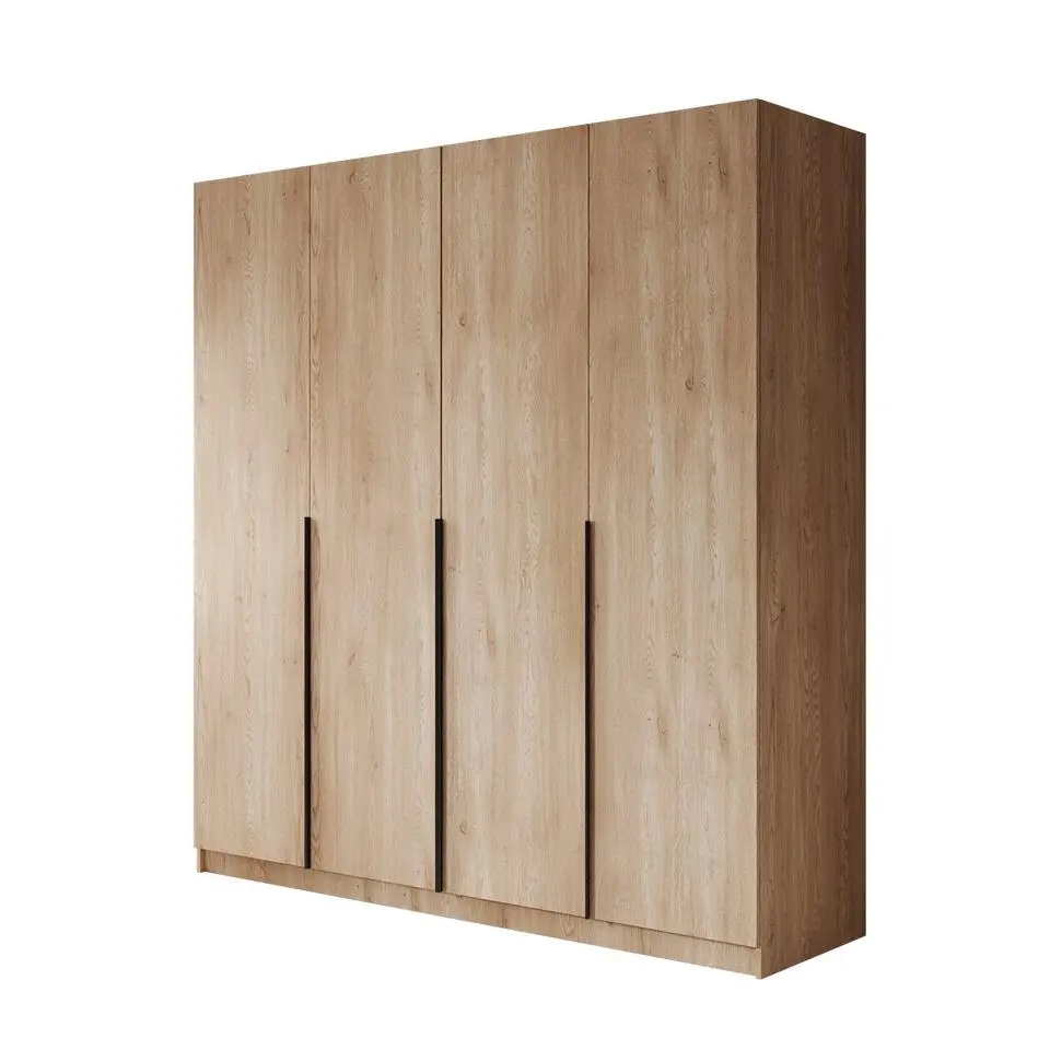 Meubella - Kledingkast Sabre - Eiken - 200 cm