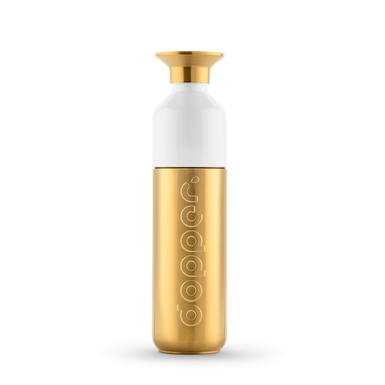 Dopper Trinkflasche Steel, gold