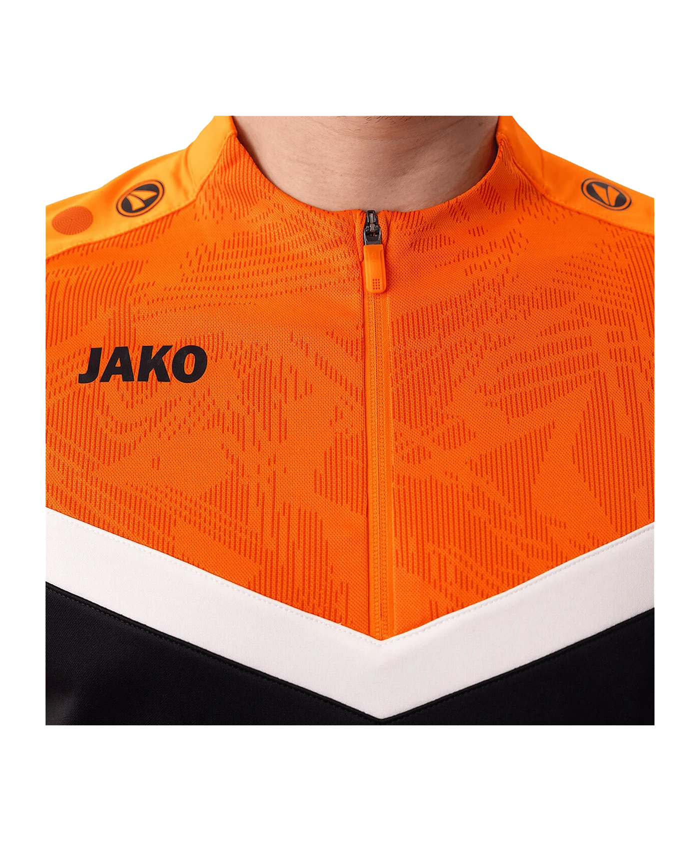 JAKO Iconic HalfZip Sweatshirt Schwarz F807