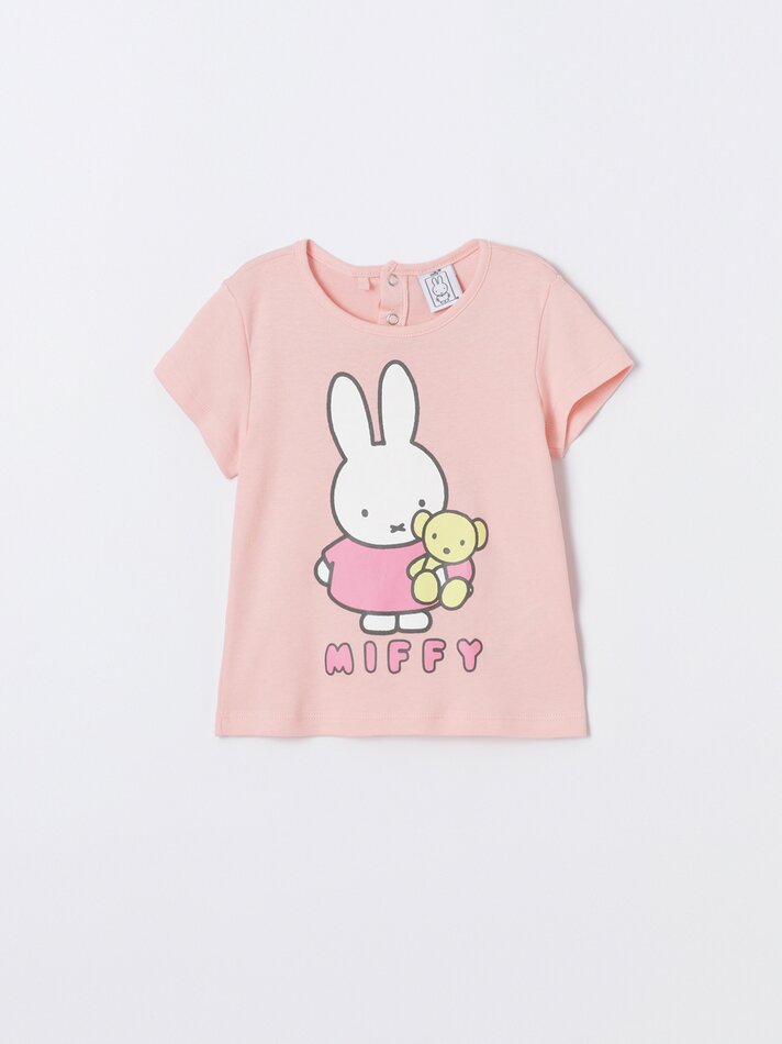 Conjunto com 2 pijamas estampados da Miffy - Laranja Claro