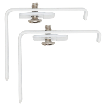 Intensions 3 cm wandsteun gordijnrail Plus wit 2 stuks