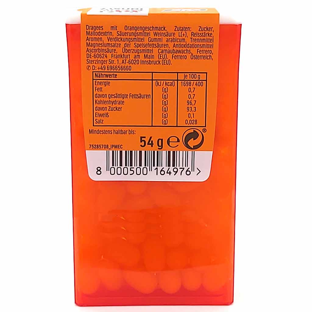 Tic Tac fresh Orange 16x54g = 864g MHD:25.6.25